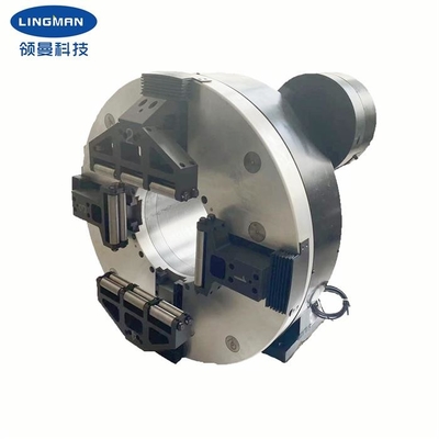 150r/min Kecepatan Pneumatic Rotary Chuck 4 Rahang Pemotong Tabung Pipa