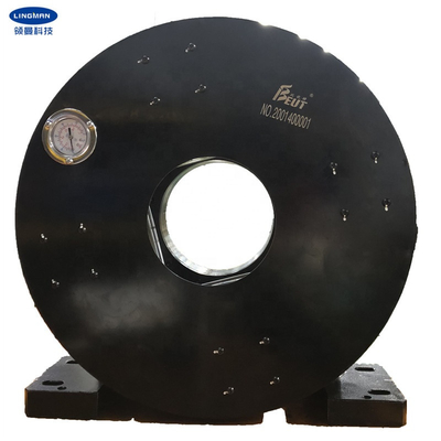 4 Rahang 220mm Diameter Pneumatic Laser Rotary Double Acting Chuck