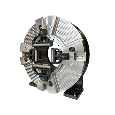 Efisiensi Empat Jaw Rotary Pneumatic Laser Chuck Produsen Untuk Tube Cutter Mesin CNC