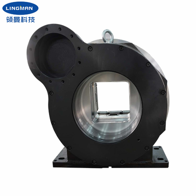 Square Hole Rotary Chuck 4 Jaws Chuck untuk Mesin Pemotong Pipa Laser