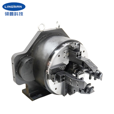 F90BF 300C Heavy Duty Large Through Hole Laser Chuck untuk memotong tabung besar pada Laser Tube Cutter Chuck Pneumatic Otomatis
