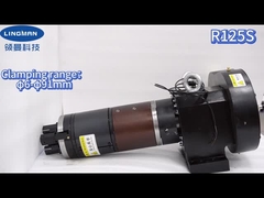 Laser Chuck R125S Pneumatic Chuck Untuk Otomatis Penuh Loading Pipe Tube Serat Laser Mesin Pemotongan