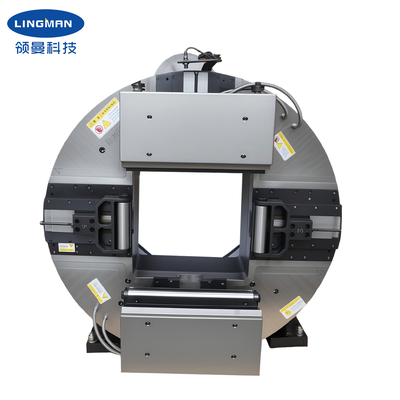640mm Laser Rotary Chuck dengan Kekuatan Clamping 25KN dan Chuck Depan Kerongkong Besar untuk Mesin Pemotong Pipa