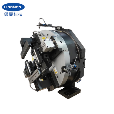 Chuck Laser Pneumatik Berongga Ukuran 245mm 265mm Power Chuck Dirancang untuk Mesin Pemotong Pipa Laser dengan Langkah Rahang yang Stabil